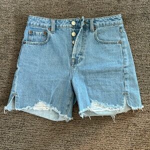 Gianni Bini Mid Length Jean Shorts
